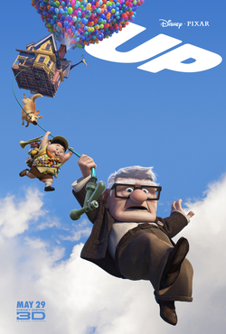 Постер мультфильма «Вверх» Pixar 2009 года